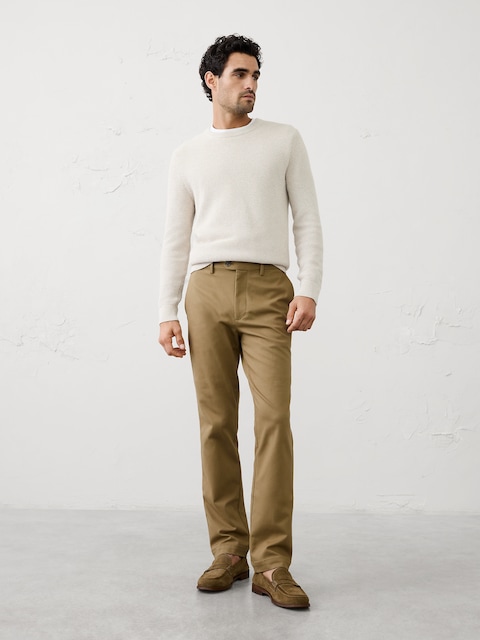 Slim-Fit Soft Brushed Pant