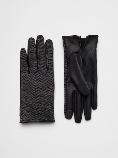 Vegan Leather Gloves