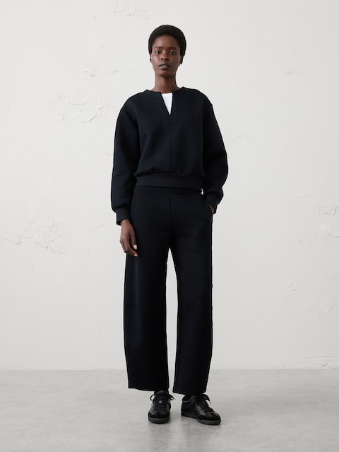 Weekender Split-Neck Sweatshirt