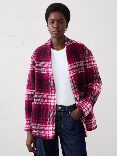 Knit Bouclé Coat