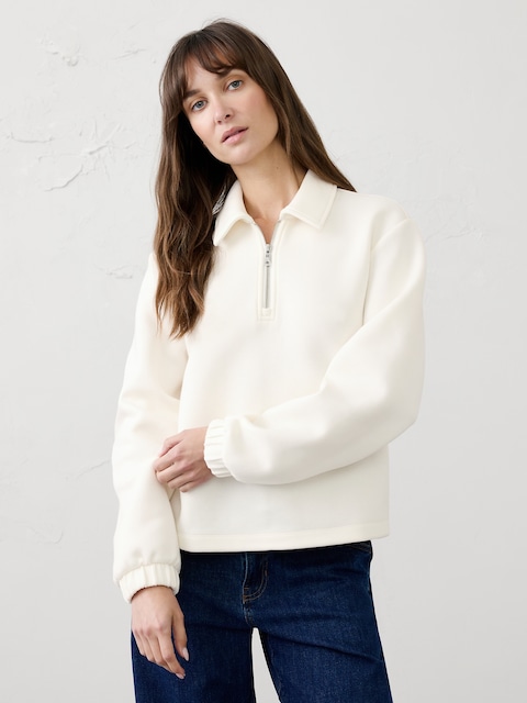 Weekender Collared Quarter-Zip Sweatshirt