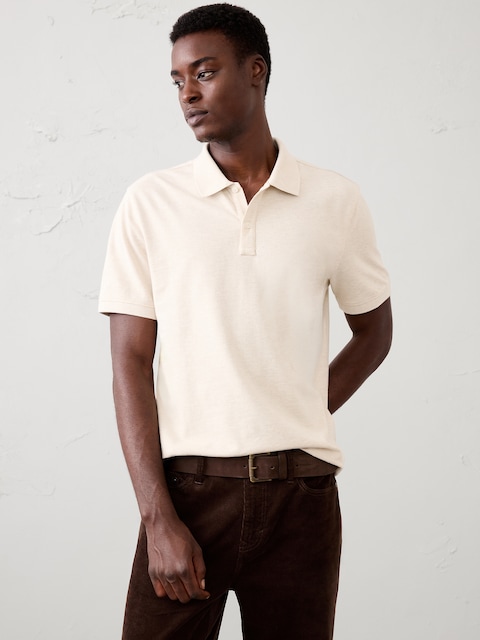 Standard-Fit Pique Polo