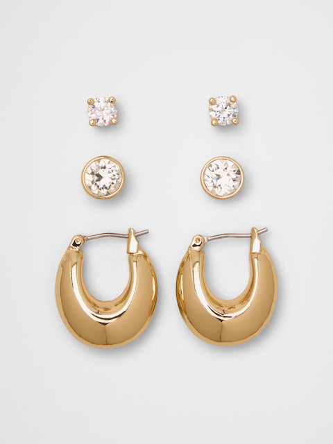 Shine Stud Earrings Multipack
