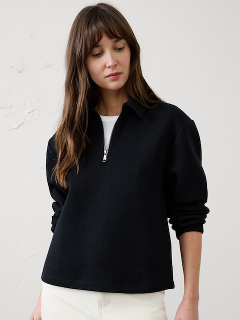 Weekender Collared Quarter-Zip Sweatshirt